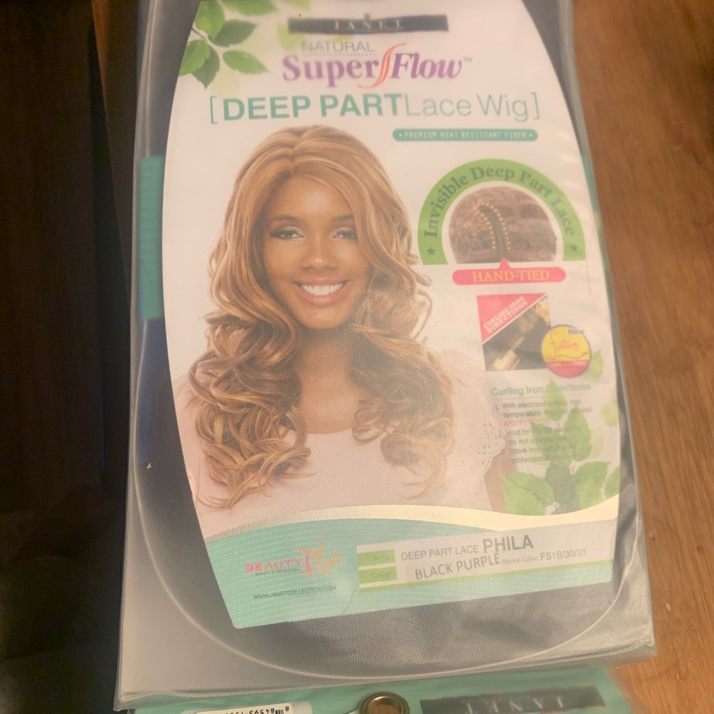 NEW Janet Collection Phila wig in BlackPurple